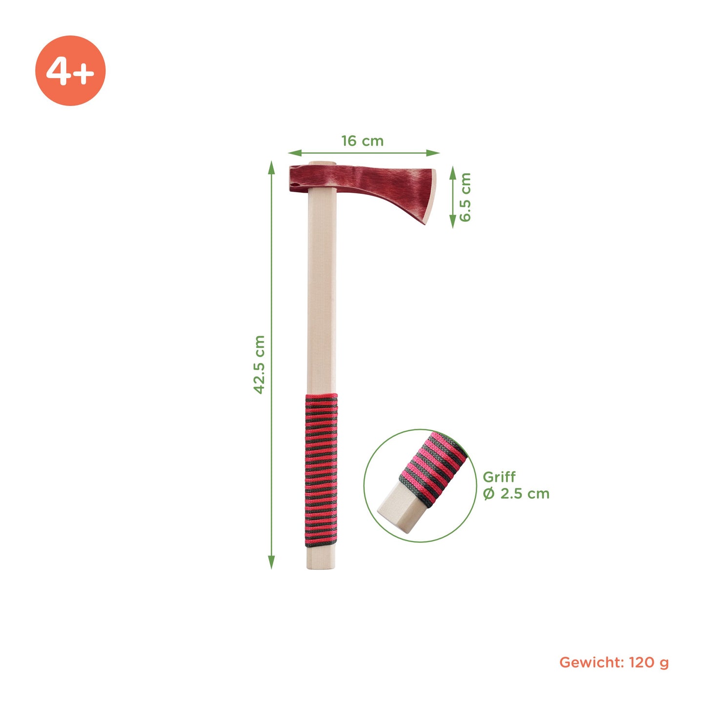 Indianer Set: Bogen mit 3 Pfeilen, Köcher, Kopfbedeckung und Tomahawk