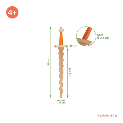 Flammenschwert | 58 cm